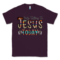 Plum only talking jesus today Classic Tee - CowhideDigitalArt