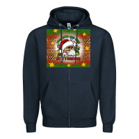 Navy when you're dead inside but it's christmas Zipper Hoodie - Artiststas