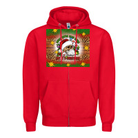 Red when you're dead inside but it's christmas Zipper Hoodie - Artiststas