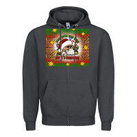 Smoke when you're dead inside but it's christmas Zipper Hoodie - Artiststas