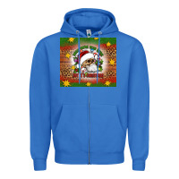 True Royal when you're dead inside but it's christmas Zipper Hoodie - Artiststas