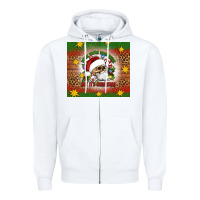 White when you're dead inside but it's christmas Zipper Hoodie - Artiststas