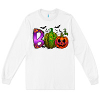 White boo halloween Long Sleeve Tee - RacoonDesign