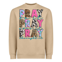 Mushroom pray on it pray over it pray throught it Heavyweight Sweatshirt - texasbilliewilder