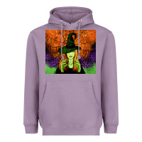 Lavender halloween witch tumbler Heavyweight Hoodie - Jasminsmagicworld
