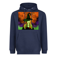 Navy halloween witch tumbler Heavyweight Hoodie - Jasminsmagicworld