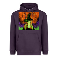 Plum halloween witch tumbler Heavyweight Hoodie - Jasminsmagicworld