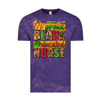 Cloud Purple proud black educated nurse Vintage Tee - Zillion Design Studio