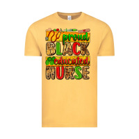 Vintage Mustard proud black educated nurse Vintage Tee - Zillion Design Studio