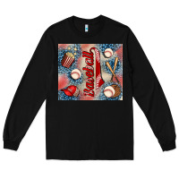 Black baseball Long Sleeve Tee - AdoDesignShop