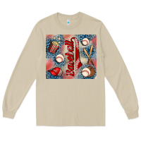 Mushroom baseball Long Sleeve Tee - AdoDesignShop