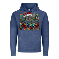 Vintage Denim Christmas French Bulldog Mom Vintage Hoodie - RanaPortraitStore