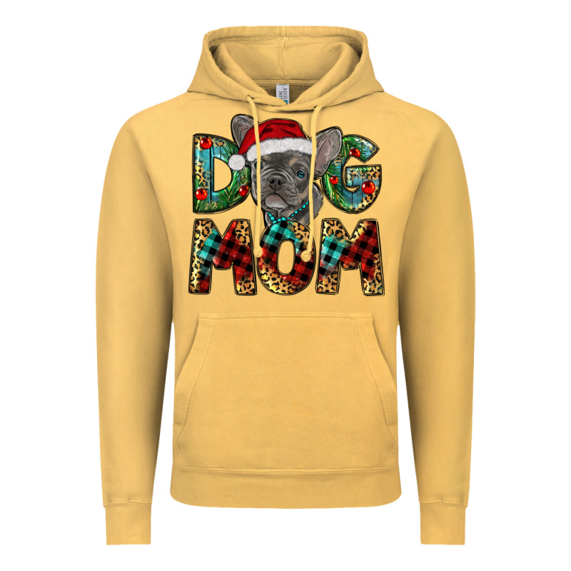 Christmas French Bulldog Mom Vintage Hoodie by RanaPortraitStore | Teevron