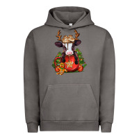 Pigment Tornado christmas baby cow hot cocoa Urban Hoodie - Jasminsmagicworld