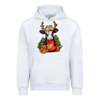 White christmas baby cow hot cocoa Urban Hoodie - Jasminsmagicworld