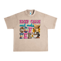 French Oak keep calm and make coffee Urban Heavy Tee - Zillion Design Studio