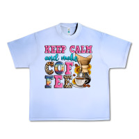 Grape Ice keep calm and make coffee Urban Heavy Tee - Zillion Design Studio