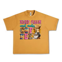 Peanut Butter keep calm and make coffee Urban Heavy Tee - Zillion Design Studio