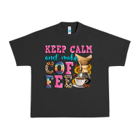Pigment Black keep calm and make coffee Urban Heavy Tee - Zillion Design Studio