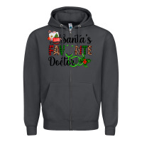 Smoke santa's favorite doctor Zipper Hoodie - AdoDesignShop