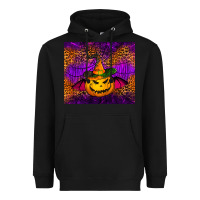 Black halloween jack o'lantern tumbler Heavyweight Hoodie - Jasminsmagicworld