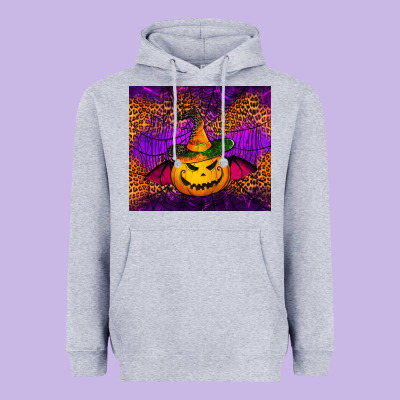 Halloween Jack O'lantern Tumbler Heavyweight Hoodie Designed By Jasminsmagicworld