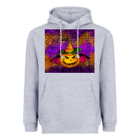 Heather Grey halloween jack o'lantern tumbler Heavyweight Hoodie - Jasminsmagicworld