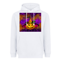 White halloween jack o'lantern tumbler Heavyweight Hoodie - Jasminsmagicworld