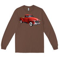 Chestnut western red truck right 34 view 1 Long Sleeve Tee - FaDigitalArtStudio