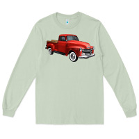 Matcha western red truck right 34 view 1 Long Sleeve Tee - FaDigitalArtStudio