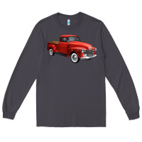 Smoke western red truck right 34 view 1 Long Sleeve Tee - FaDigitalArtStudio