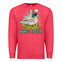Cardinal hoppy easter duck hunting Premium Sweatshirt - MaliasSmallBusiness