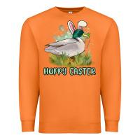 Carrot hoppy easter duck hunting Premium Sweatshirt - MaliasSmallBusiness