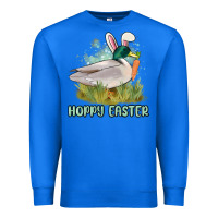 True Royal hoppy easter duck hunting Premium Sweatshirt - MaliasSmallBusiness