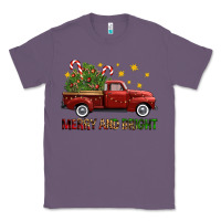 Lavender Merry And Bright Christmas Trees Truck Classic Tee - FaDigitalArtStudio