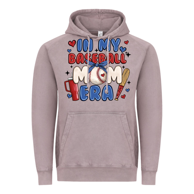 In My Baseball Mom Era Vintage Hoodie by JahusDesignShop | Teevron