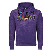 Cloud Purple mess mini messy bun Vintage Hoodie - Zillion Design Studio