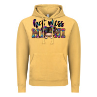 Vintage Mustard mess mini messy bun Vintage Hoodie - Zillion Design Studio
