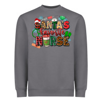 Storm santa's favorite nurse Heavyweight Sweatshirt - Zillion Design Studio