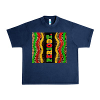 Navy juneteenth periodt Urban Heavy Tee - Zillion Design Studio