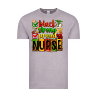 Black Strong Proud Nurse Vintage Tee | Teevron