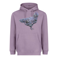 Lavender Ameraucana Chicken Heavyweight Hoodie - LillyAllenDesigns