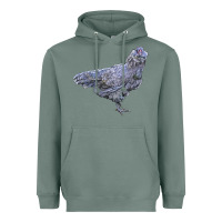 Sage Ameraucana Chicken Heavyweight Hoodie - LillyAllenDesigns