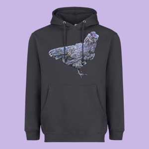 Ameraucana Chicken Heavyweight Hoodie Designed By Lillyallendesigns