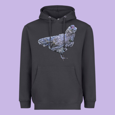 Ameraucana Chicken Heavyweight Hoodie Designed By Lillyallendesigns
