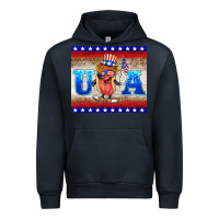 Navy usa hot dog Urban Hoodie - BarkalooDesign