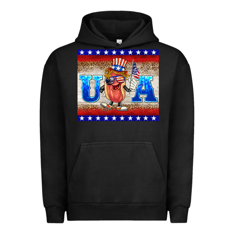 Usa Hot Dog Urban Hoodie by BarkalooDesign | Teevron