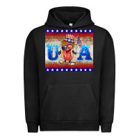Pigment Black usa hot dog Urban Hoodie - BarkalooDesign