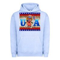 Pigment Grape Ice usa hot dog Urban Hoodie - BarkalooDesign