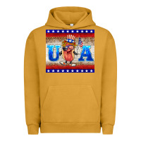 Pigment Peanut Butter usa hot dog Urban Hoodie - BarkalooDesign